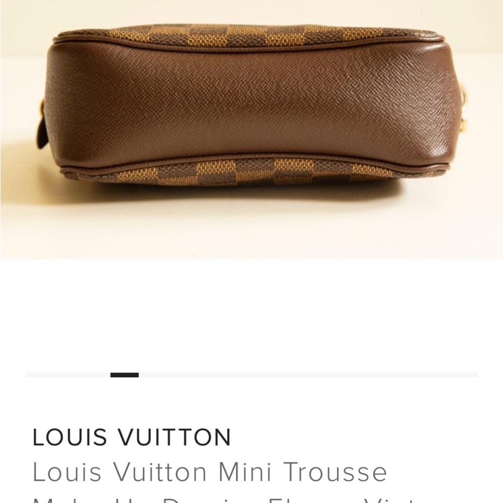 Brown Checkered Shoulder Bag - Picture 4 of 15